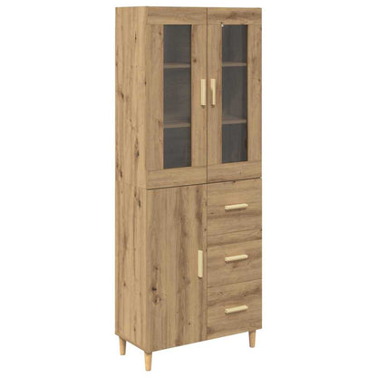 Credenza con cassetto Rovere artigianale 69,5 x 34 x 180 cm