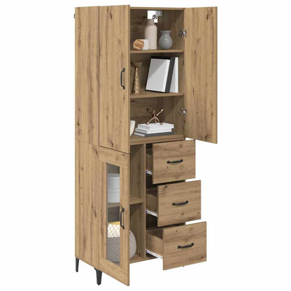 Credenza con cassetto Rovere artigianale 69,5 x 34 x 180 cm
