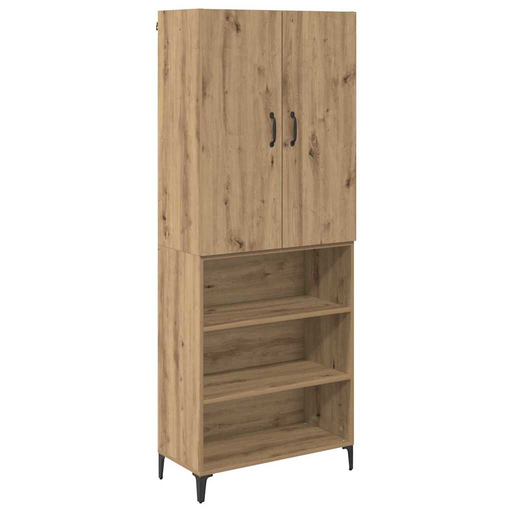 Credenza rovere artigianale 69,5 x 34 x 180 cm