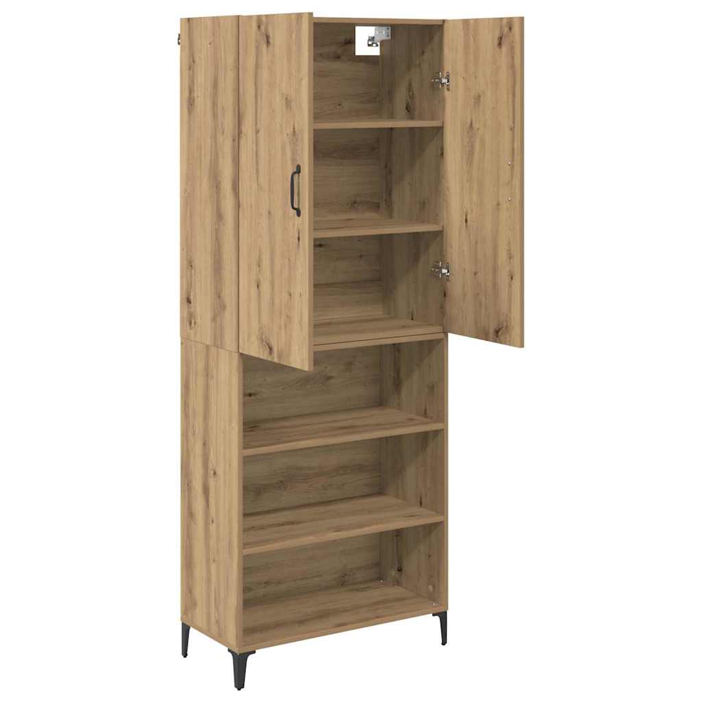 Credenza rovere artigianale 69,5 x 34 x 180 cm