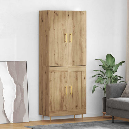 Credenza rovere artigianale 69,5 x 34 x 180 cm