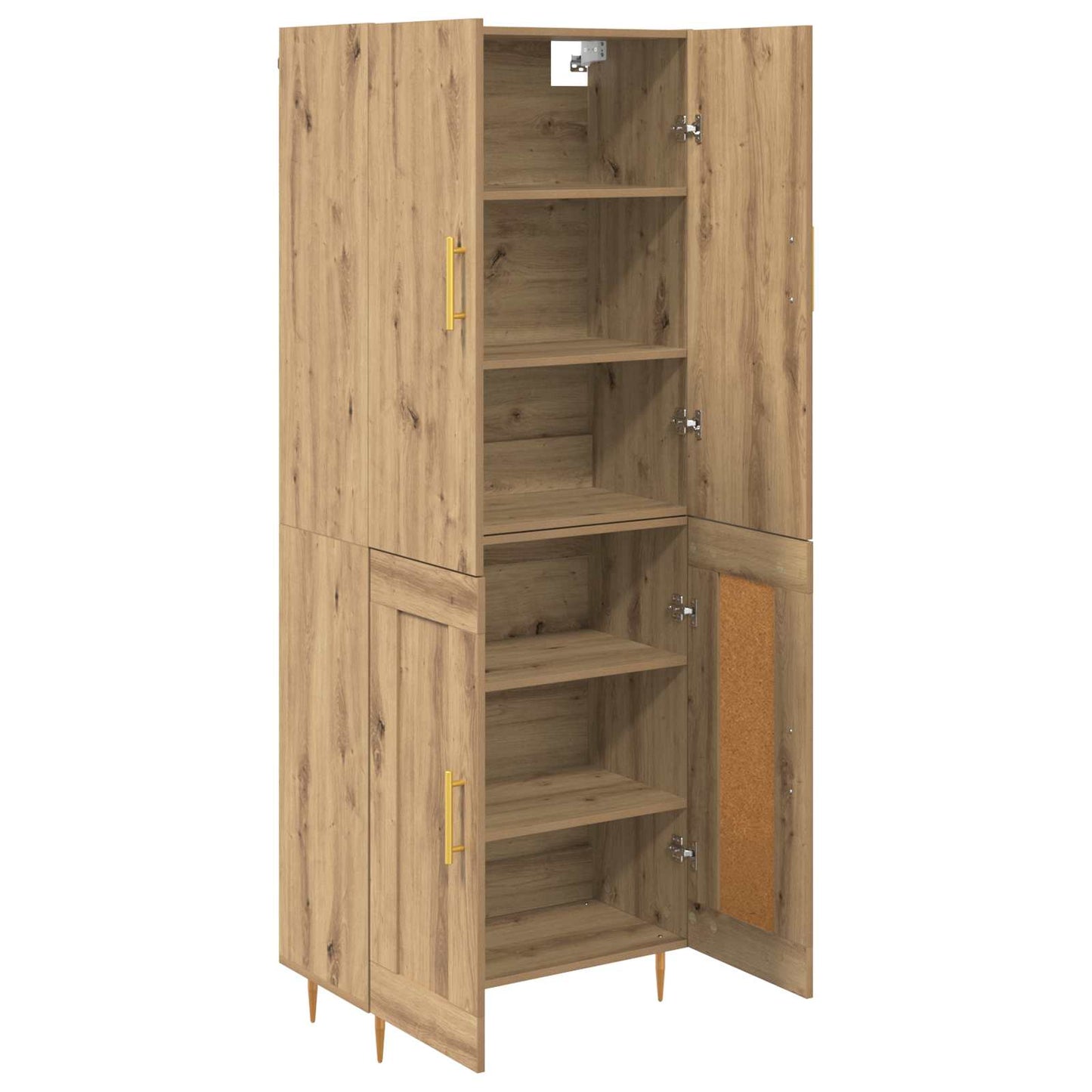 Credenza rovere artigianale 69,5 x 34 x 180 cm