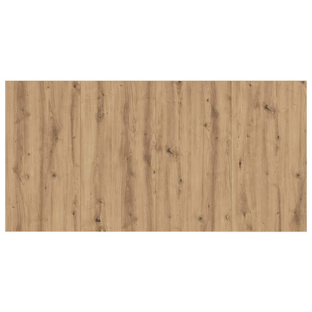 Testata con Comodino 3 pcs Rovere artigianale Legno multistrato