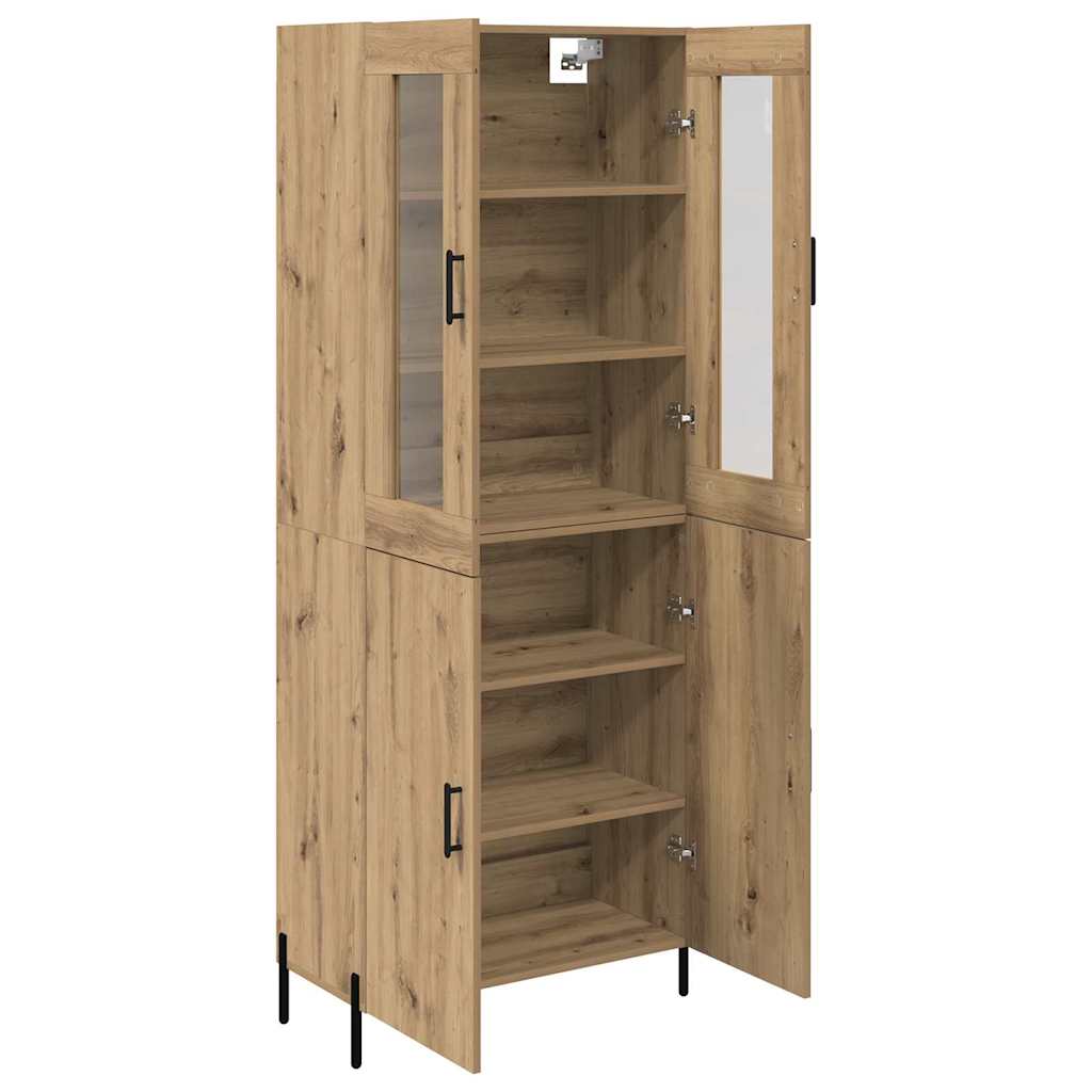 Credenza rovere artigianale 69,5 x 34 x 180 cm