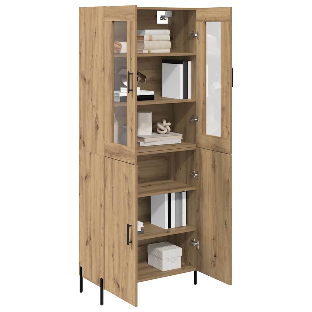 Credenza rovere artigianale 69,5 x 34 x 180 cm