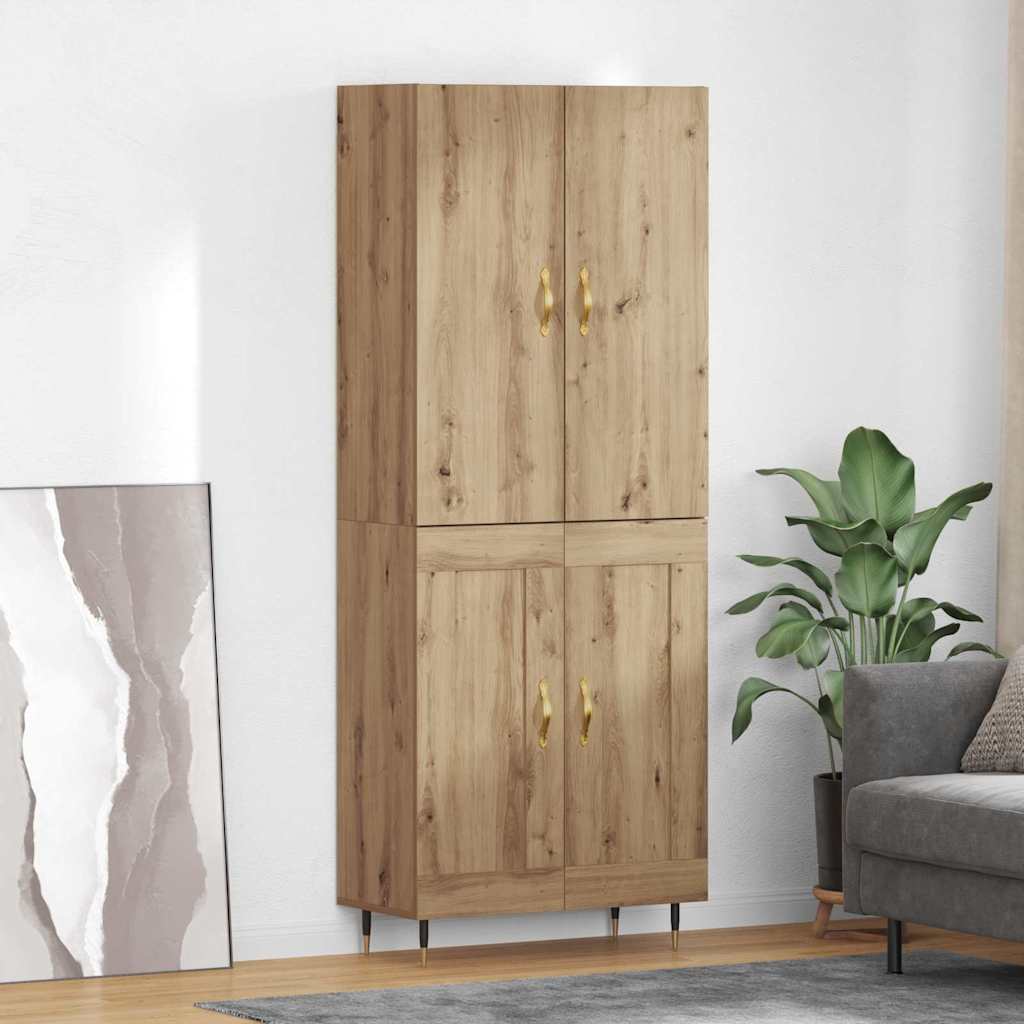 Credenza rovere artigianale 69,5 x 34 x 180 cm