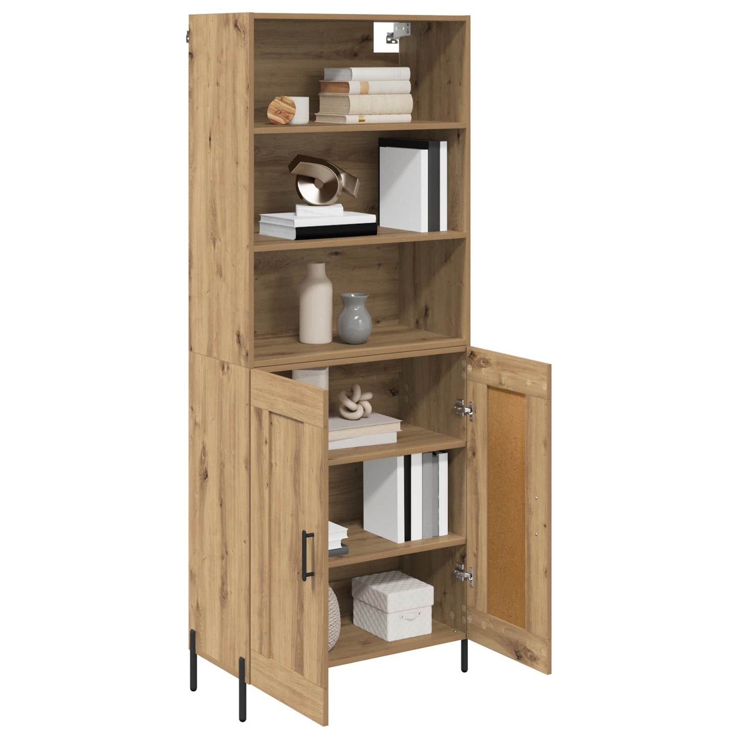 Credenza Rovere artigianale 69,5 x 32,5 x 180 cm
