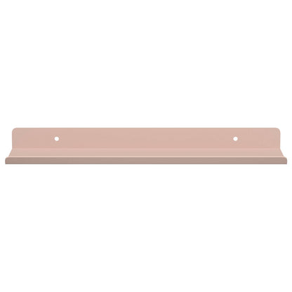 Mensola sospesa 4 pcs Rosa 30 x 9 x 2,5 cm Acciaio
