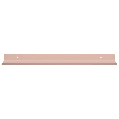 Mensola sospesa 4 pcs Rosa 40 x 9 x 2,5 cm Acciaio