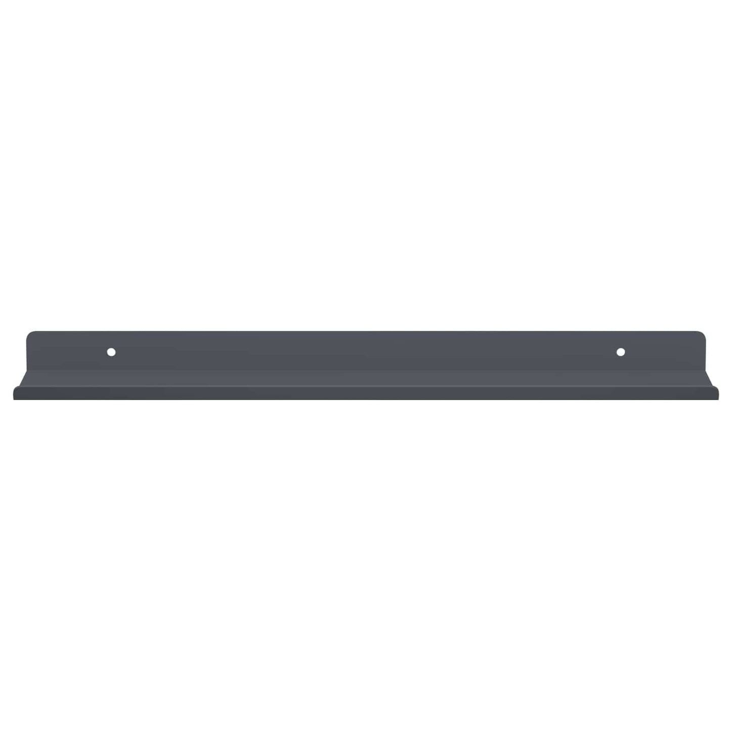 Mensola sospesa 4 pcs Antracite 40 x 9 x 2,5 cm Acciaio