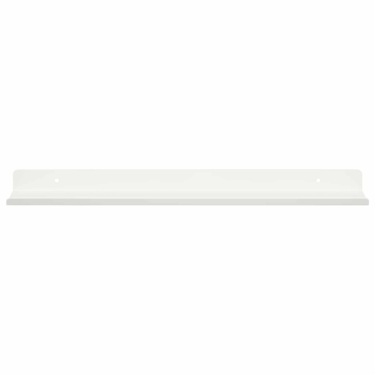 Mensola sospesa 4 pcs Bianco 40 x 9 x 2,5 cm Acciaio