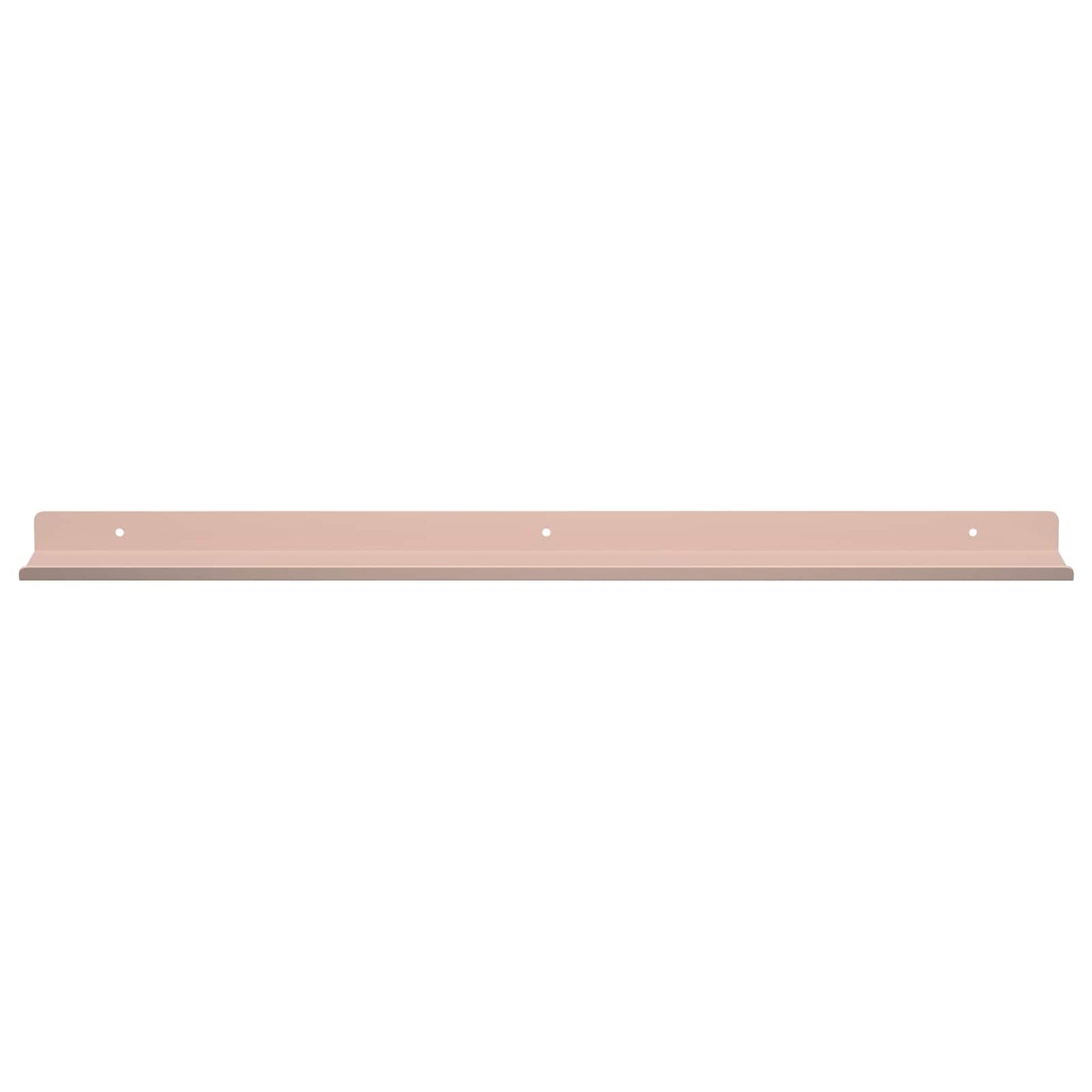 Mensola sospesa 4 pcs Rosa 60 x 9 x 2,5 cm Acciaio