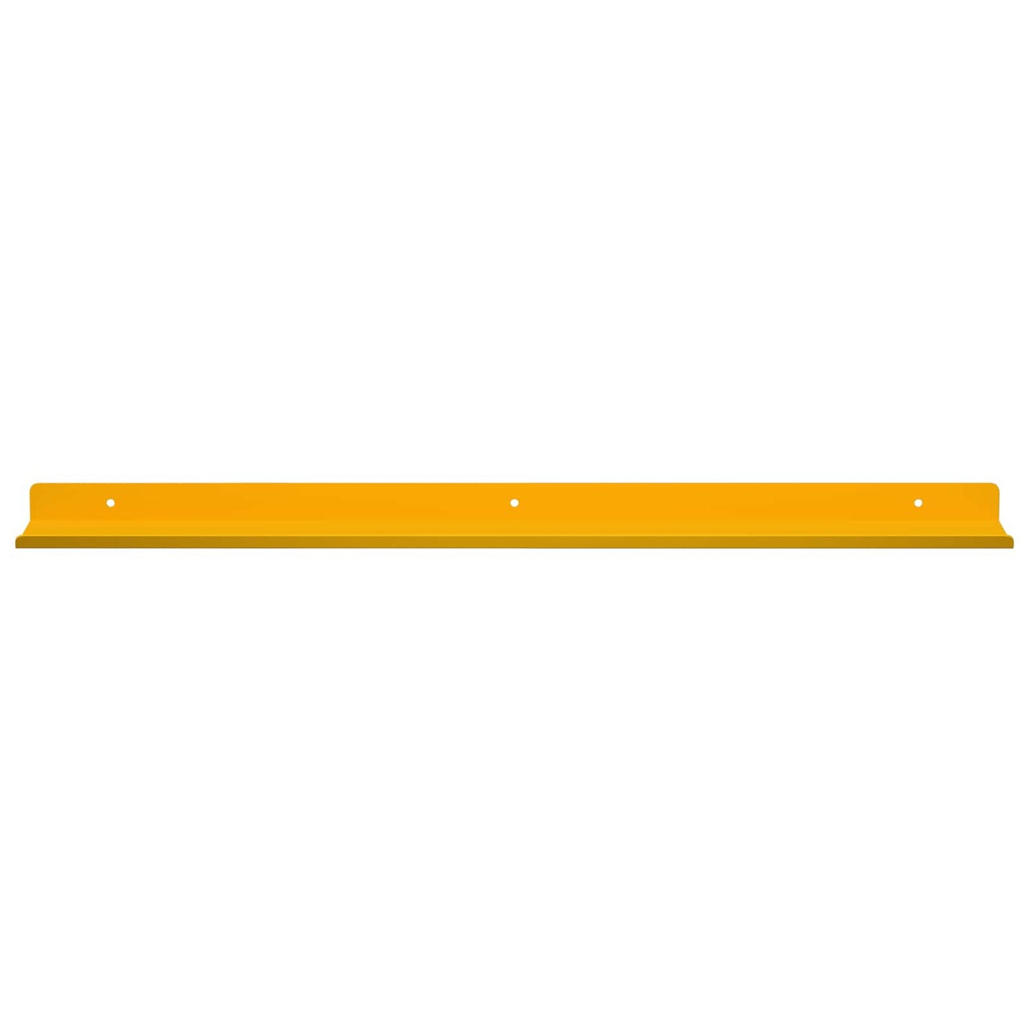 Mensola sospesa 2 pcs Giallo senape 60 x 9 x 2,5 cm Acciaio
