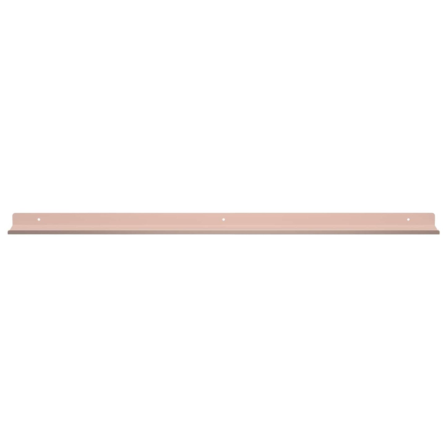 Mensola sospesa 2 pcs Rosa 80 x 9 x 2,5 cm Acciaio
