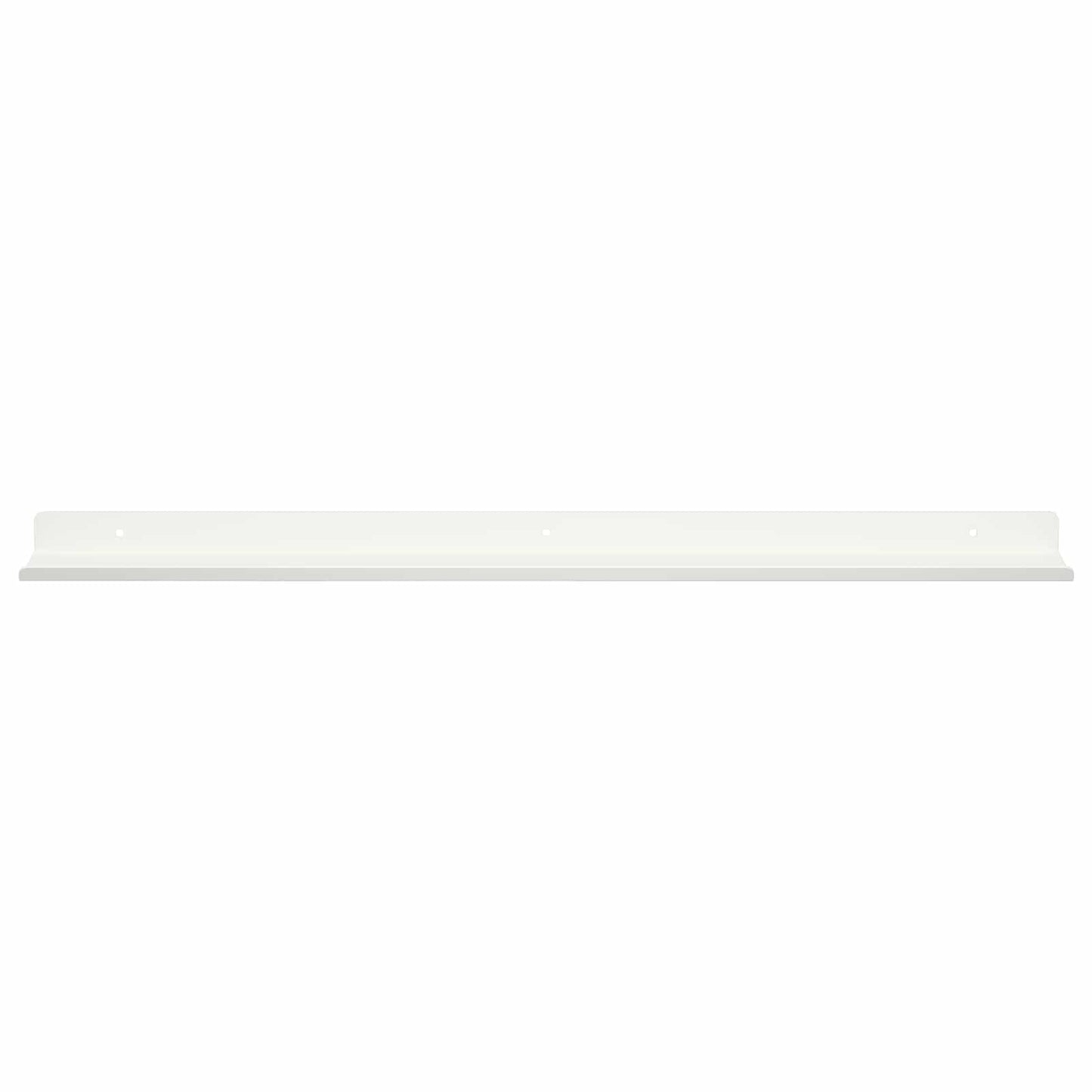 Mensola sospesa 4 pcs Bianco 80 x 9 x 2,5 cm Acciaio
