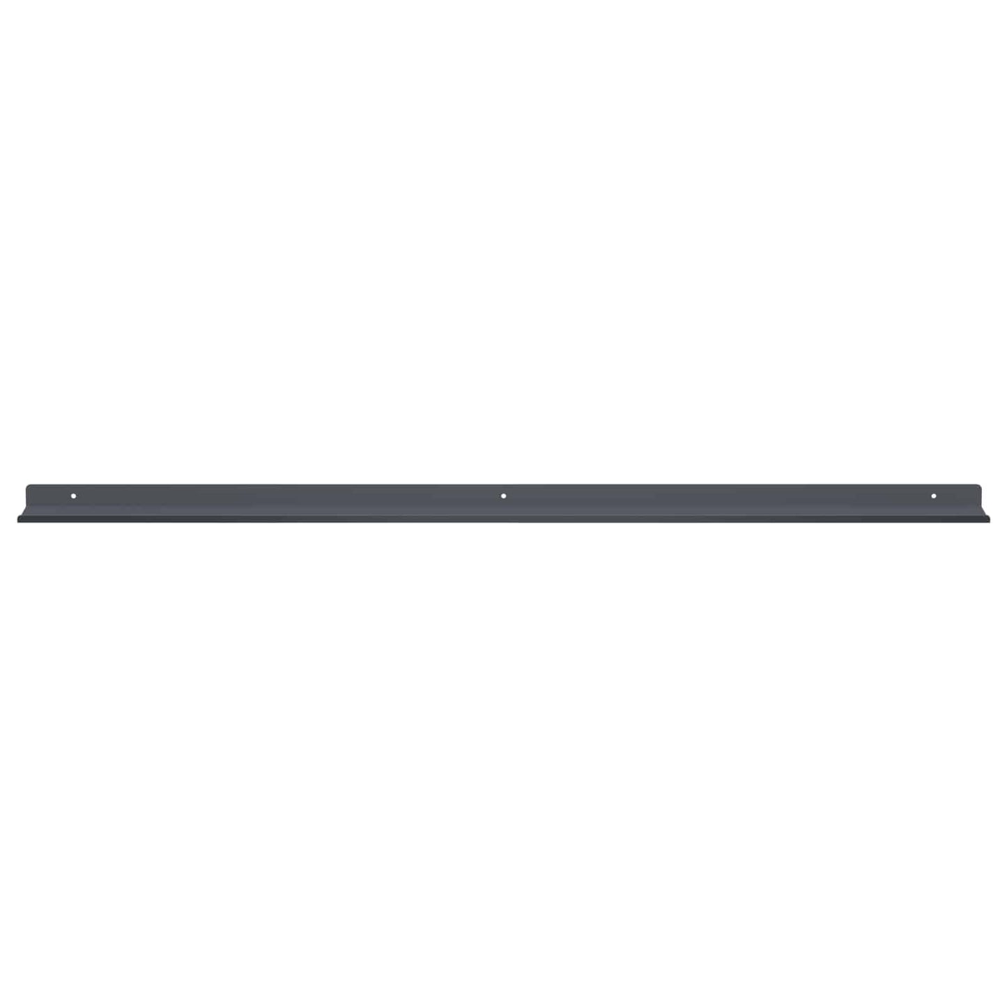 Mensola sospesa 4 pcs Antracite 100 x 9 x 2,5 cm Acciaio