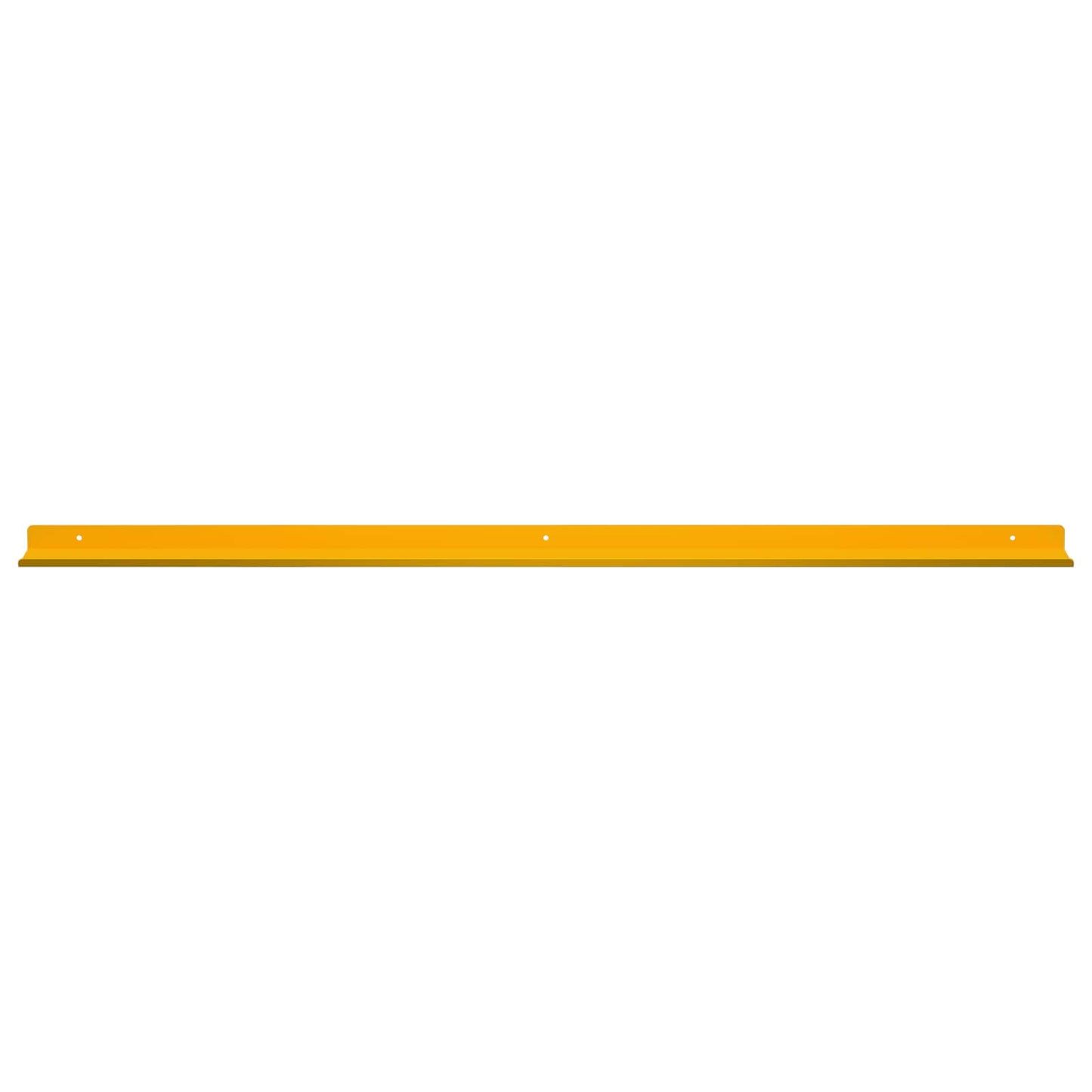 Mensola sospesa 2 pcs Giallo senape 100 x 9 x 2,5 cm Acciaio
