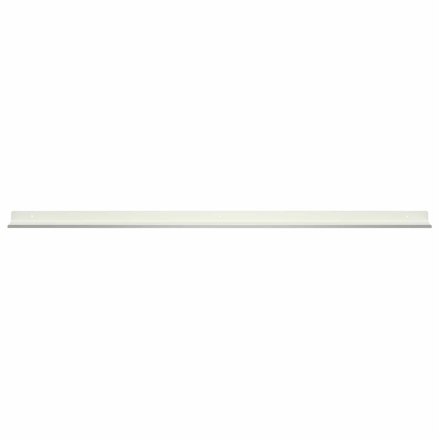Mensola sospesa 4 pcs Bianco 100 x 9 x 2,5 cm Acciaio