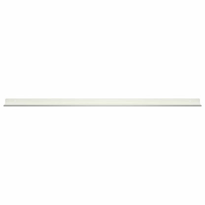 Mensola sospesa 4 pcs Bianco 100 x 9 x 2,5 cm Acciaio
