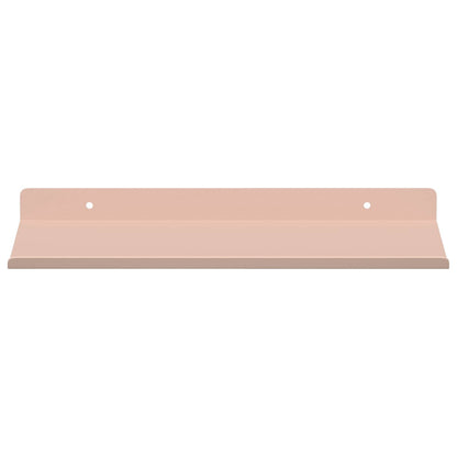 Mensola sospesa 4 pcs Rosa 30 x 18 x 2,5 cm Acciaio