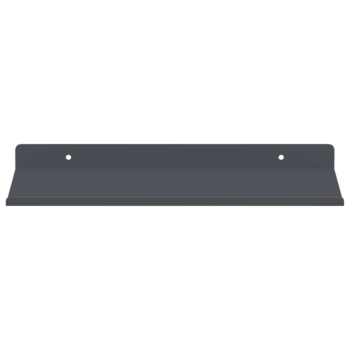 Mensola sospesa 2 pcs Antracite 30 x 18 x 2,5 cm Acciaio