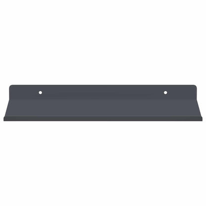 Mensola sospesa 4 pcs Antracite 30 x 18 x 2,5 cm Acciaio