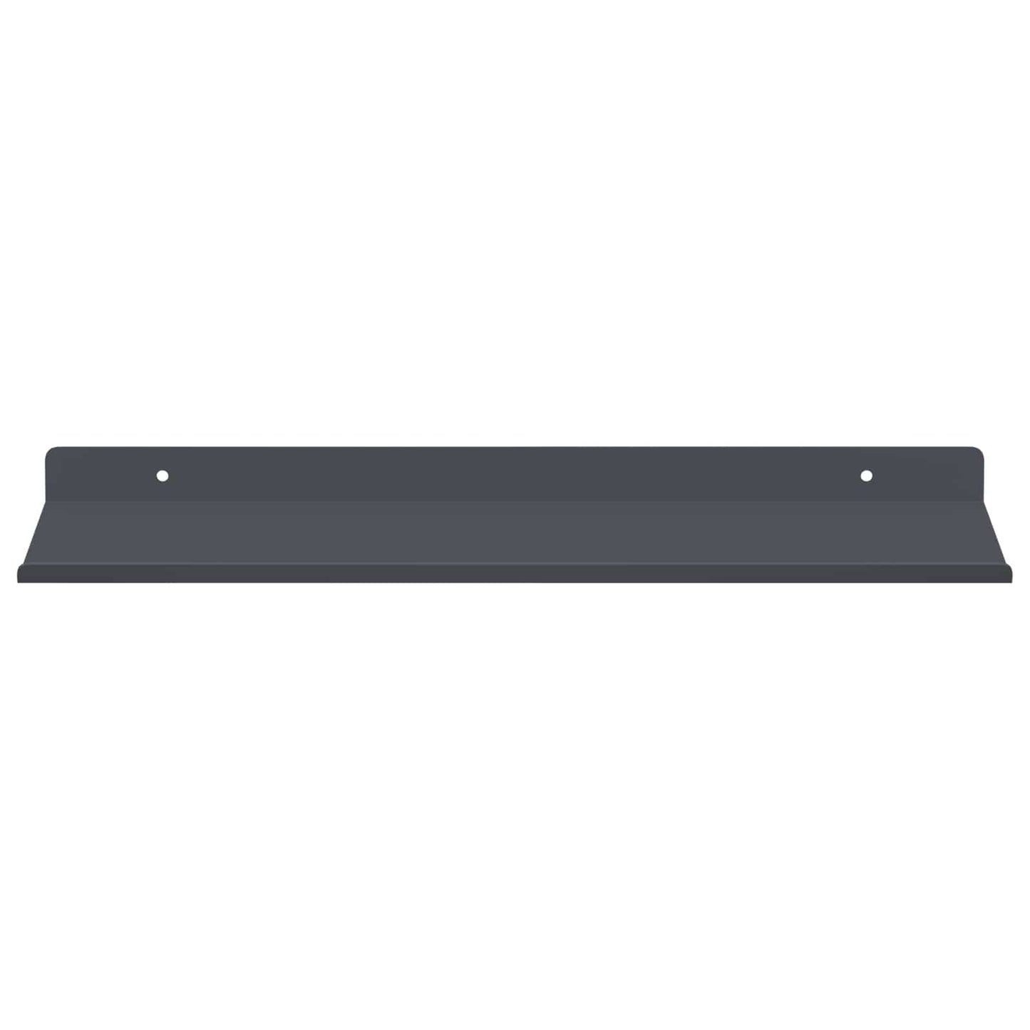 Mensola sospesa 4 pcs Antracite 40 x 18 x 2,5 cm Acciaio