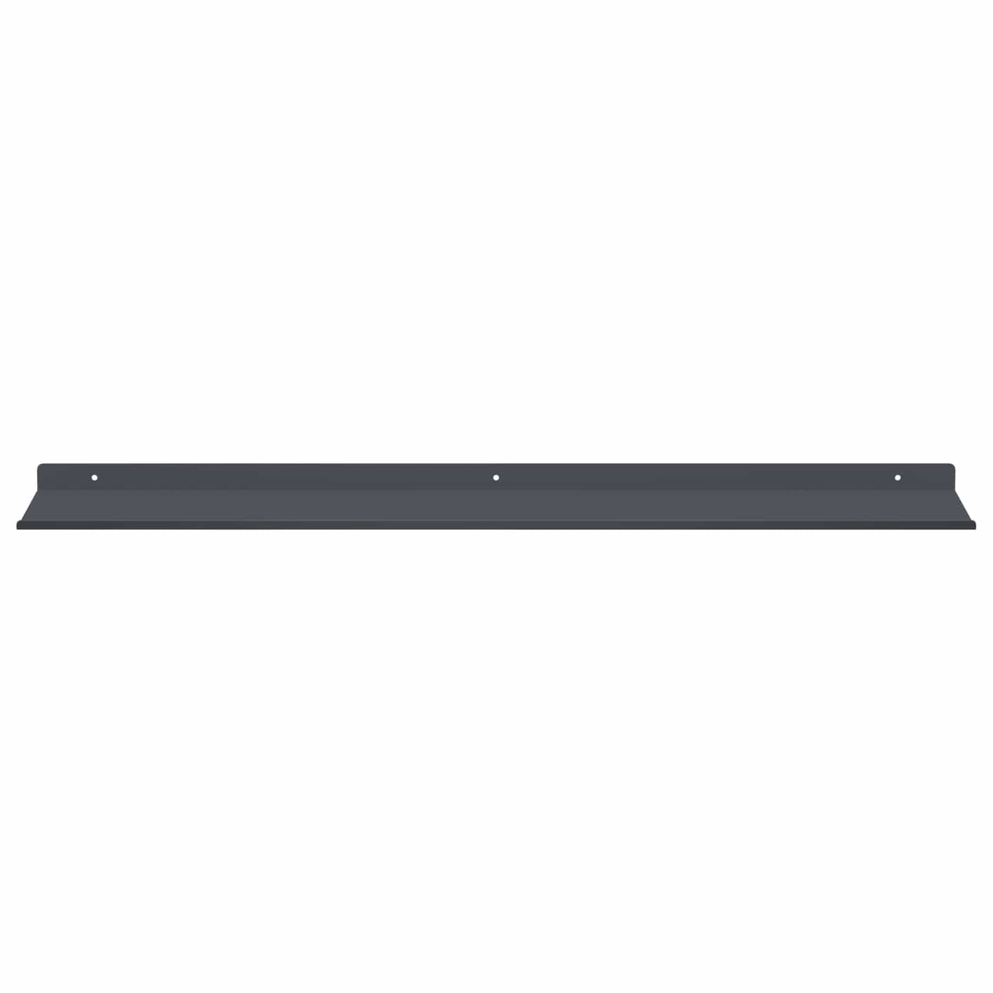 Mensola sospesa 4 pcs Antracite 80 x 18 x 2,5 cm Acciaio