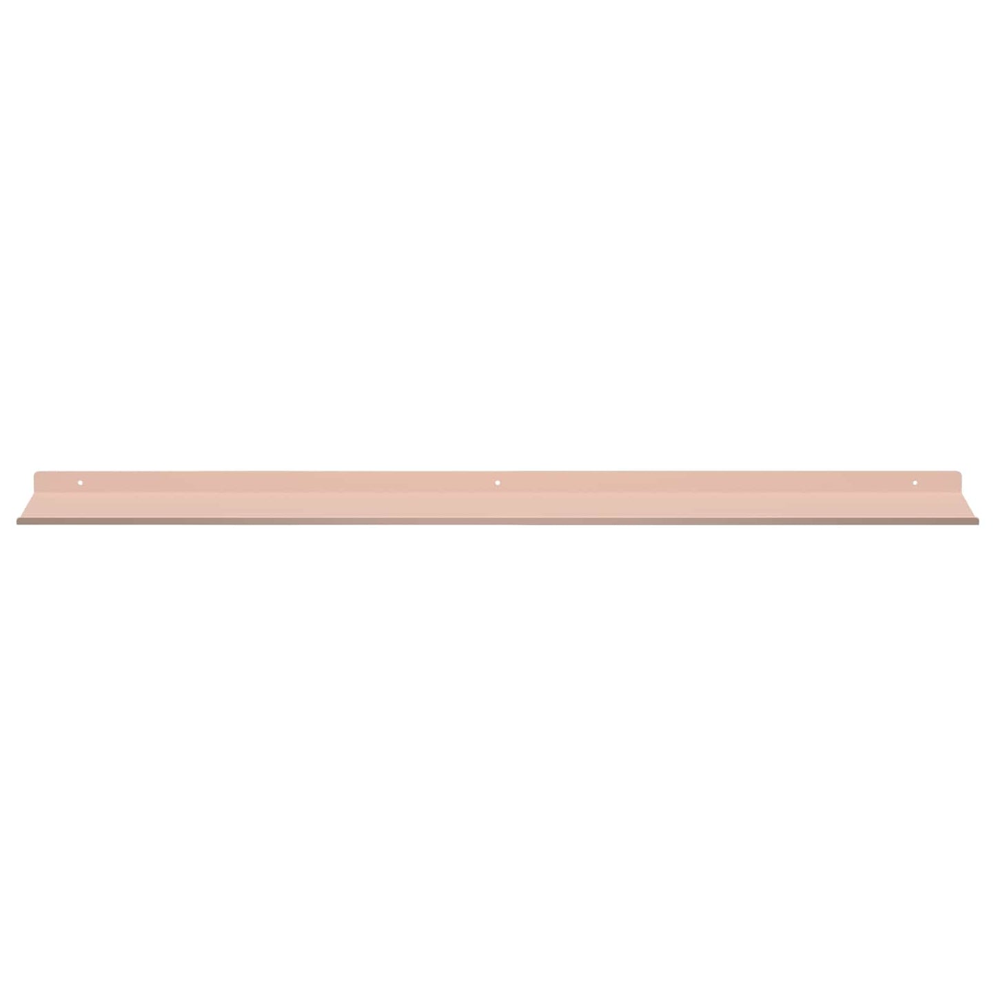Mensola sospesa 4 pcs Rosa 100 x 18 x 2,5 cm Acciaio
