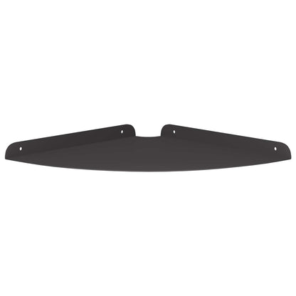 Mensola Galleggiante per Angolo 2 pcs Nero 30 x 30 x 2 cm