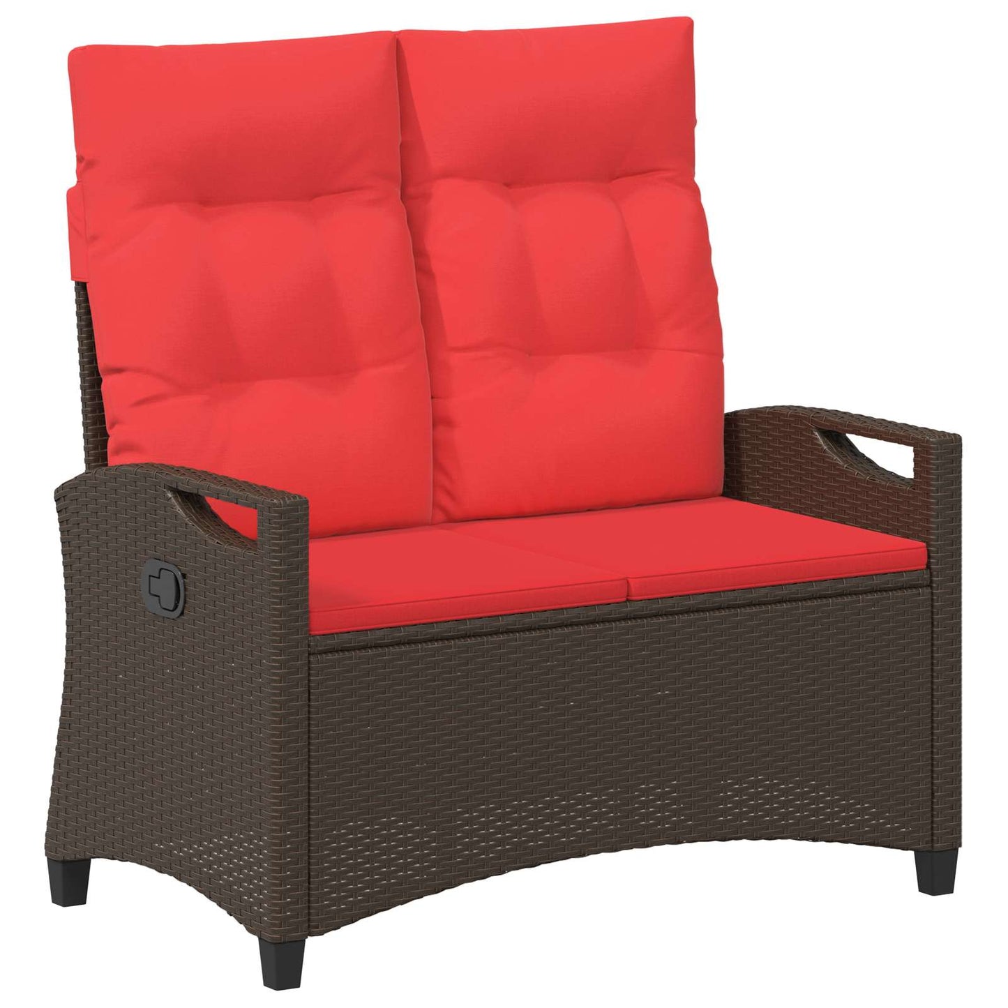 Panchina da giardino Marrone e Rosso 105 x 60 x 112 cm