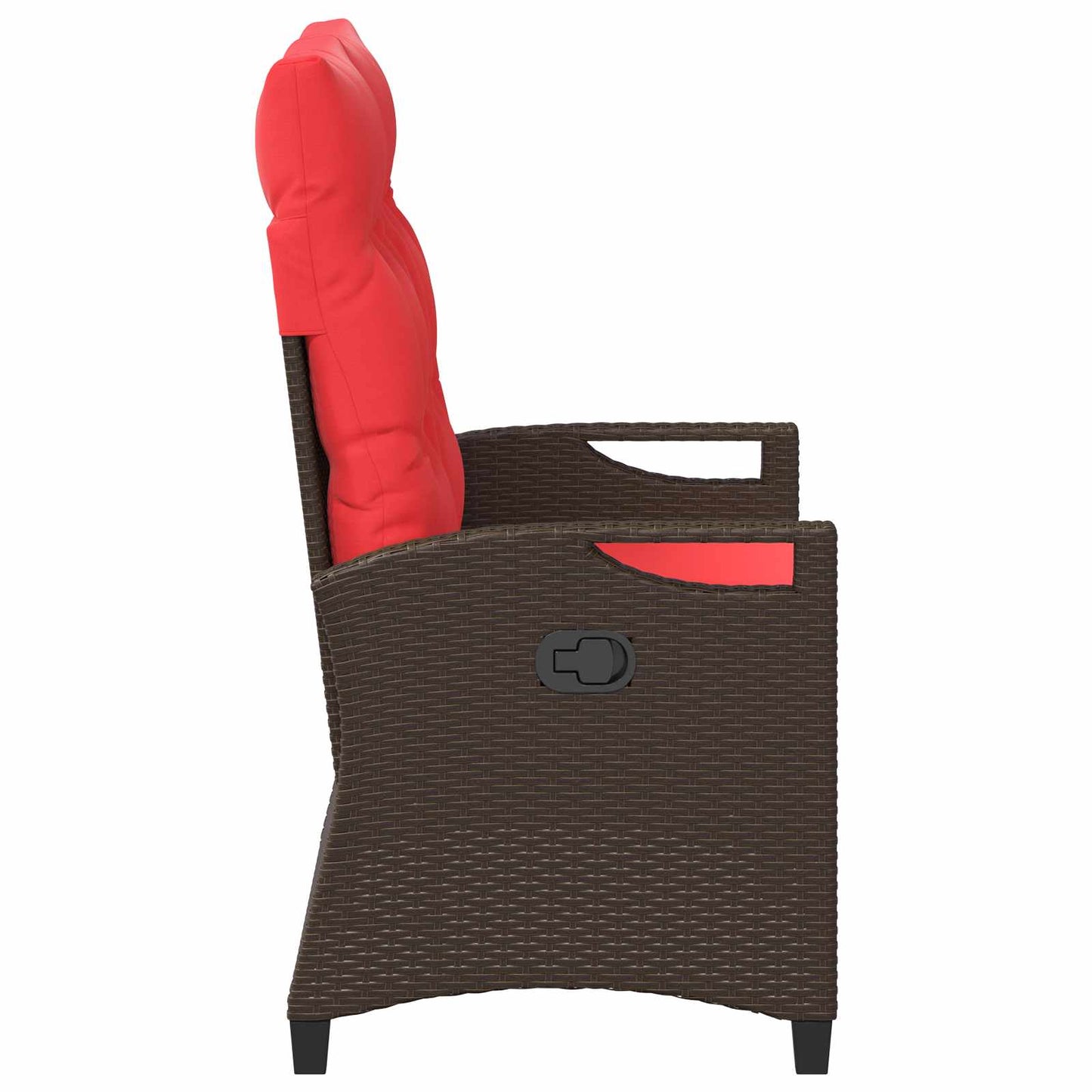 Panchina da giardino Marrone e Rosso 105 x 60 x 112 cm