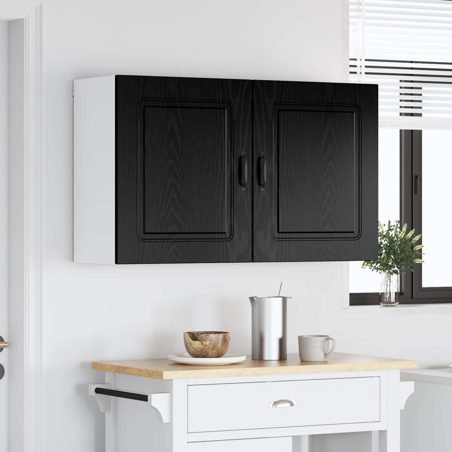 Mobile da cucina Kalmar 2 pcs Rovere Nero 50 x 31 x 60 cm