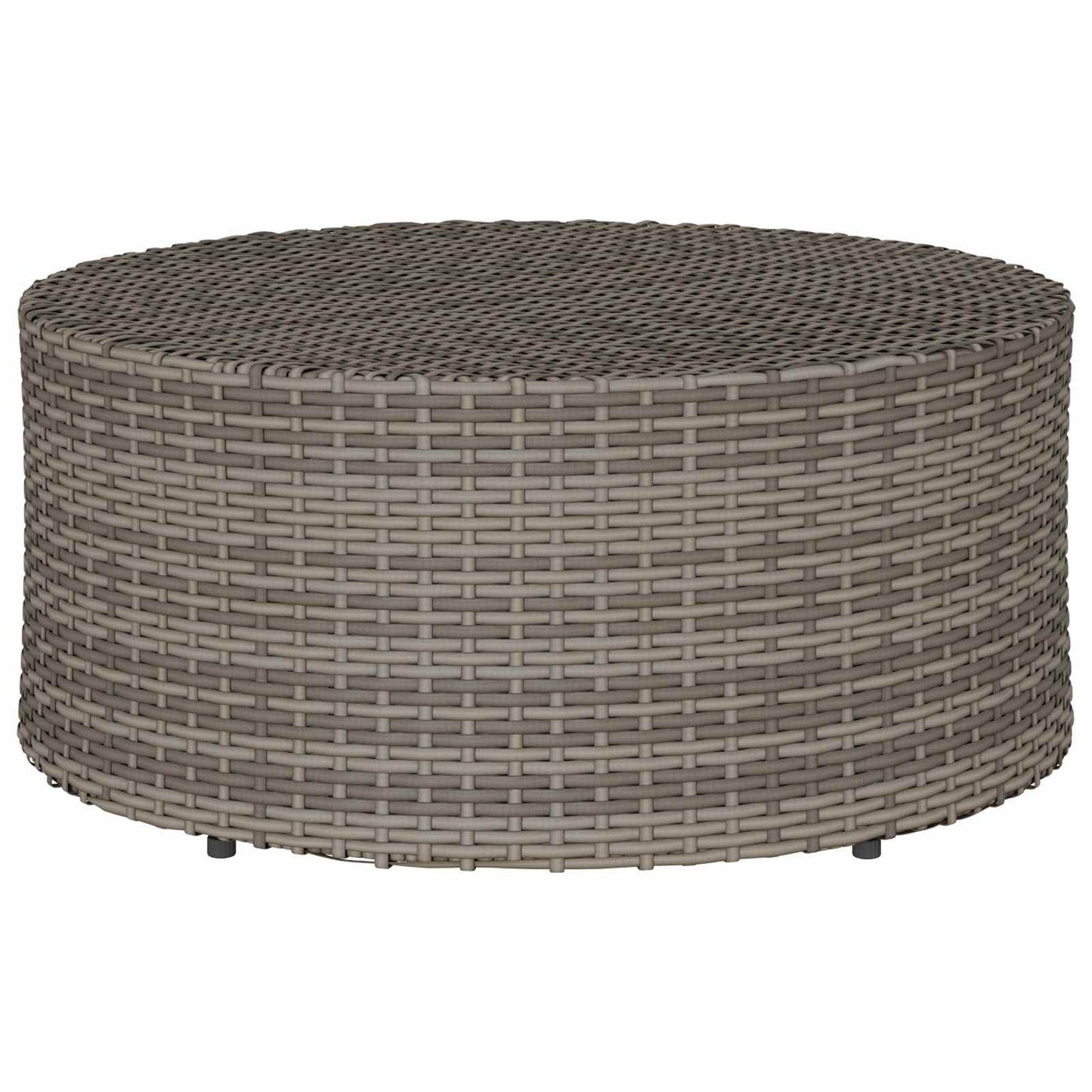 Tavolino da caffÃ¨ da esterno Grigio Ã˜ 68 x 30 cm polyrattan