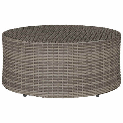 Tavolino da caffÃ¨ da esterno Grigio Ã˜ 68 x 30 cm polyrattan