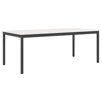 Tavolo da pranzo Bianco 200 x 100 x 75 cm Pino massello