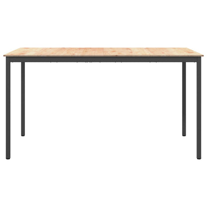 Tavolo da bar Naturale 200 x 100 x 105 cm Pino massello