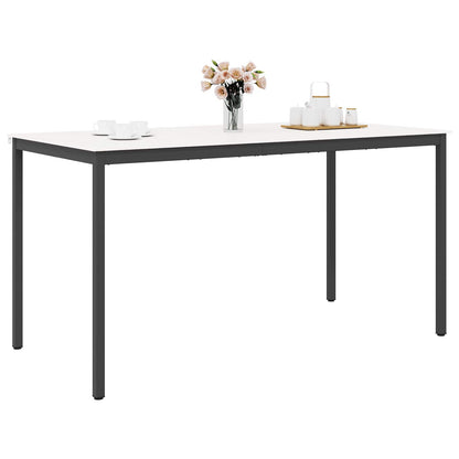 Tavolo da bar Bianco 200 x 100 x 105 cm Pino massello
