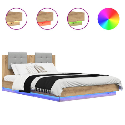Struttura letto con testata Rovere artigianale 150 x 200 cm