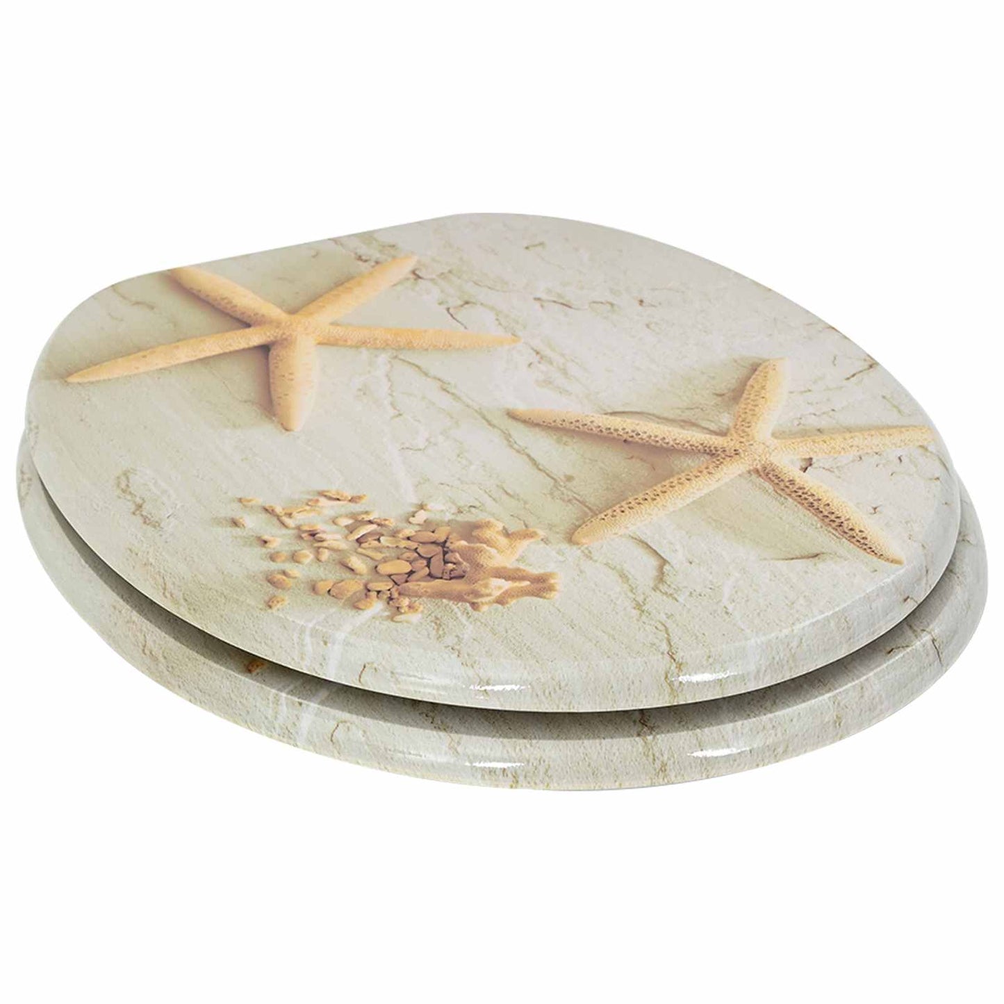 Sedile per toilette con chiusura morbida 2 pcs Giallo e Bianco