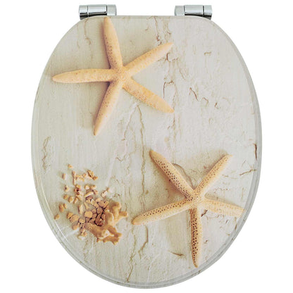 Sedile per toilette con chiusura morbida 2 pcs Giallo e Bianco