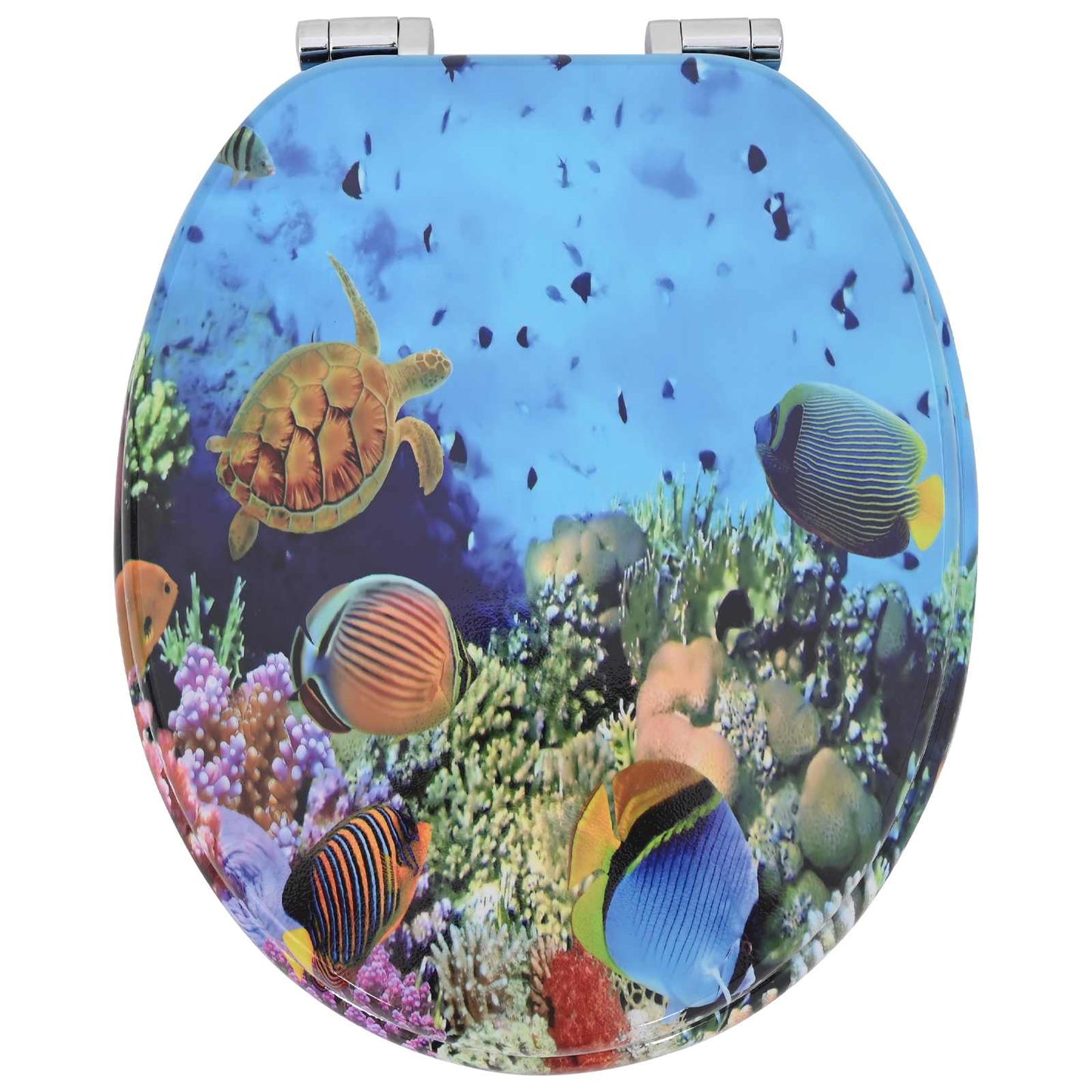 Sedile per toilette con chiusura morbida 2 pcs 44 x 38 cm
