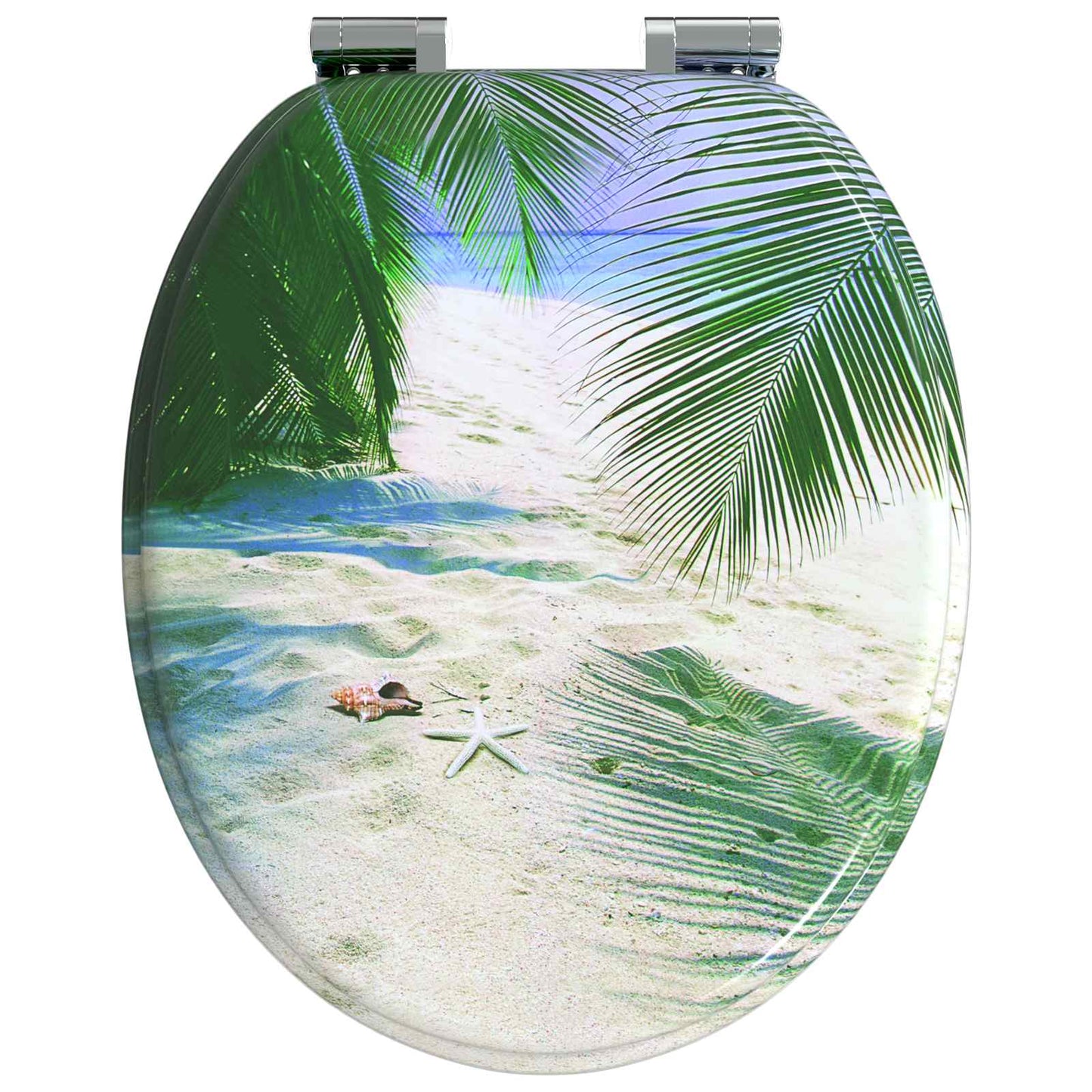 Sedile per toilette con chiusura morbida 2 pcs Verde 44 x 38 cm
