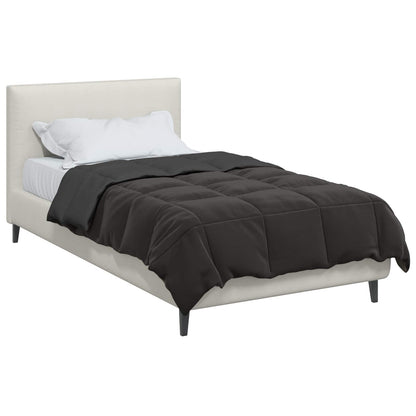 Duvet Estivo Trapuntato Antracite 135 x 220 cm Microfibra