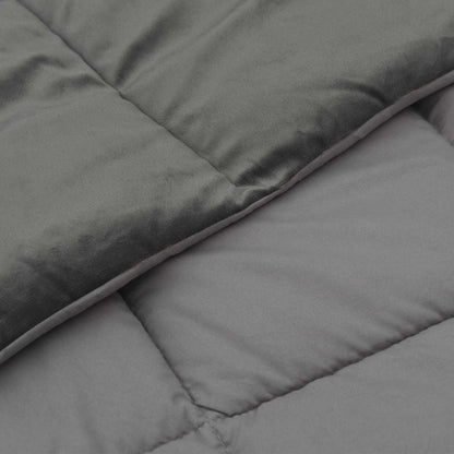 Duvet Estivo Trapuntato Grigio chiaro 140 x 200 cm Microfibra