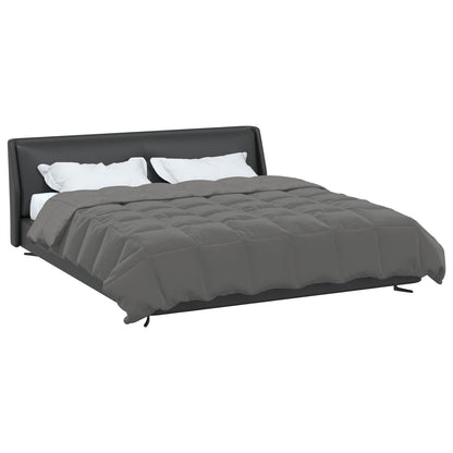 Duvet Estivo Trapuntato Grigio chiaro 200 x 240 cm Microfibra