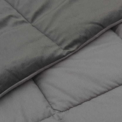 Duvet Estivo Trapuntato Grigio chiaro 220 x 260 cm Microfibra