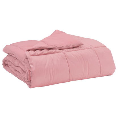 Duvet Estivo Trapuntato Rosa 135 x 220 cm Microfibra