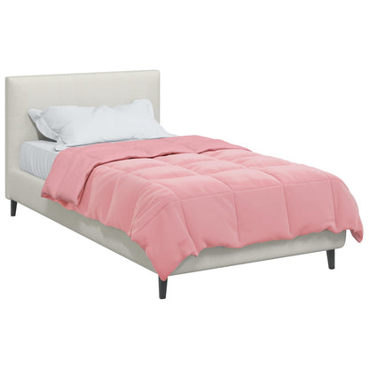 Duvet Estivo Trapuntato Rosa 135 x 220 cm Microfibra