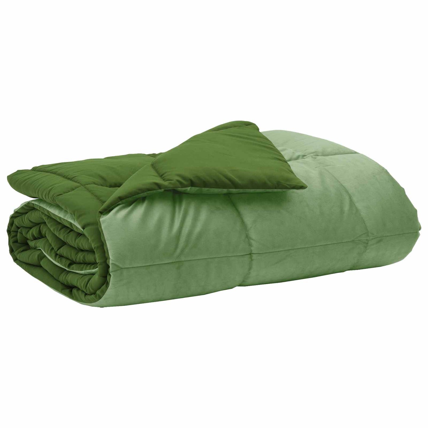Duvet Estivo Trapuntato Verde 200 x 240 cm Microfibra